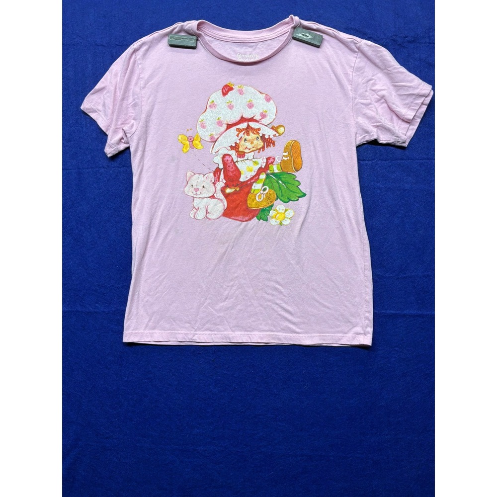 Kidcore Girls‎ Strawberry Shortcake Graphic T-Shirt L 10/12 Pink